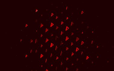 Koyu kırmızı vektör dokusu üçgen biçiminde. Doğa tarzında üçgenleri olan güzel bir çizim. Web siteniz için basit tasarım.