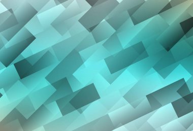 Dikdörtgenli açık yeşil vektör arkaplanı. Dikdörtgen şekilli soyut çizimler. İş ilanınız için akıllı tasarım.