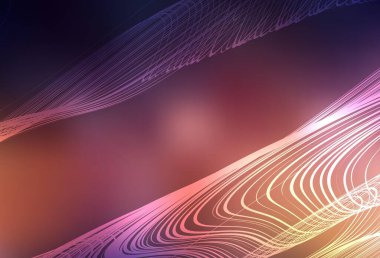 Koyu mavi, sarı vektör soyut bulanık arkaplan. Gradyan tasarımlı, soyut, ışıltılı çizimler. İş tasarımınız için yeni biçim.