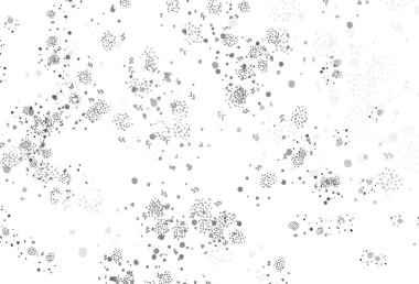 Soyut biçimlerde açık gri vektör dokusu. Rastgele şekillerle soyut tarzda dekoratif tasarım. Web siteniz için basit tasarım.