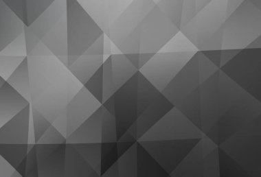 Aydınlık Gri vektör soyut mozaik desen. Üçgenli modern soyut çizim. Marka kitabınız için yeni şablon.