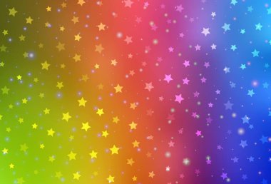 Açık renkli vektör deseni Noel tarzında. Renkli Noel şeyleri ile soyut gradyan çizimi. Okul ve dil bilgisi siteleri için desen.