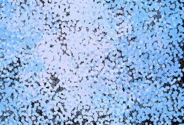 Koyu pembe, küreli mavi vektör deseni. Bulanık dekoratif tasarım baloncuklu soyut tarzda. Fütürist reklamlar ve kitapçıklar için şablon.