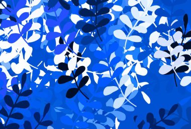 Açık Gri vektör yapraklı soyut arkaplan. Parlak renkli çizimler ve karalama tarzında yapraklar. Cep telefonlarının geçmişleri için şablon.