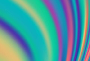 Açık yeşil vektör soyut parlak arkaplanı bulanıklaştırdı. Eğilimli zarif, parlak bir çizim. Bir cep telefonu için arka plan.