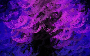 Çizgileri olan koyu pembe vektör şablonu. Çağdaş gradyan soyut çizgileri olan çizimler. Marka kitabı için şık bir desen.