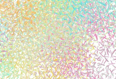 Düz çizgileri olan çok renkli ışık vektör düzeni. Çizgilerle modern geometrik soyut çizim. Güzel geçmişiniz için şablon.