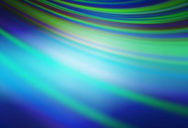 Açık yeşil vektör bulanık şablon. Görüntü stili ve gradyanı olan yeni renkli çizimler. Marka kitabı için zarif bir arkaplan.