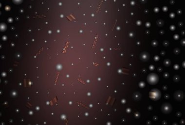 Doğum günü tarzında koyu pembe vektör dokusu. Modern soyut Noel ruh hali şekilleri. Okul ve dil bilgisi siteleri için desen.