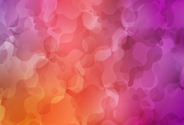 Açık pembe, soyut şekilli sarı vektör dokusu. Soyut tarzda rengarenk gradyan şekilleri olan bir resim. Web siteniz için basit tasarım.