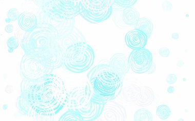 Açık yeşil vektör arkaplanı güllerle çiziyor. Çiçeklerle süslenmiş soyut çizimler. İş tasarımınız için yepyeni bir tarz.