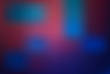 Koyu mor, pembe vektör parlak deseni bulanıklaştırmış. Gradyan ile modern soyut çizim. İş tasarımınız için yeni biçim.