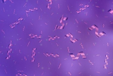 Açık Mor vektör arkaplanı Xmas tarzında. Gradyan Noel elementleri içeren bir Akıllı Çizim. Üniversitenin tanıtımı için akıllı tasarım.