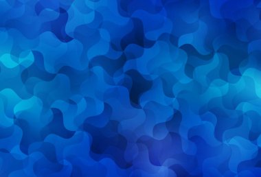 Işık Mavisi vektör eğimli üçgen şablonu. Origami tarzında gradyan ile geometrik çizim. Pankartın için tamamen yeni bir şablon.