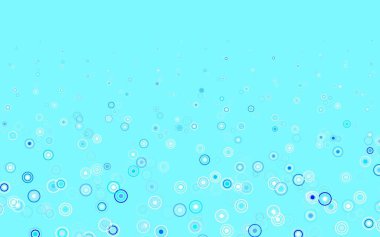 Disklerle hafif BLUE vektör dokusu. Bulanık yağmur damlaları olan soyut bir çizim. İş ilanınız için tasarım.