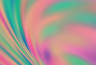 Açık Pembe, mavi vektör soyut arkaplan. Gradyan tasarımlı, soyut, ışıltılı çizimler. İşiniz için yeni tasarım.