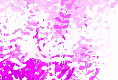 Yapraklı hafif çokrenkli vektör karalama deseni. Zarif doğal desenli ve eğimli yapraklar. İş tasarımınız için yepyeni bir tarz.