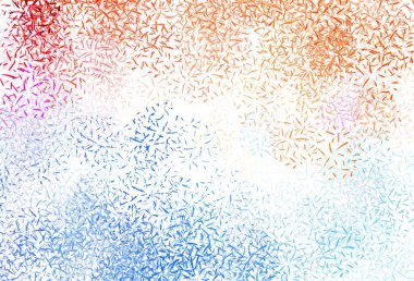 Keskin çizgileri olan açık pembe vektör deseni. Bulanık dekoratif tasarım basit bir şekilde çizgilerle. Reklamlar, posterler, afişler için desen.