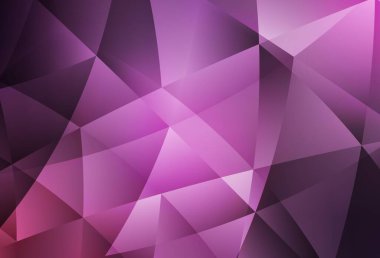 Açık Mor, Pembe vektör çokgen arka plan. Çokgen biçiminde, gradyan ile renkli çizimler. Marka kitabınız için yeni şablon.