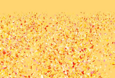 Açık Pembe, yapraklı sarı vektör soyut arkaplan. Bulanık şekilli ve yapraklı yepyeni bir resim. Web ve broşürler için elle boyanmış tasarım.