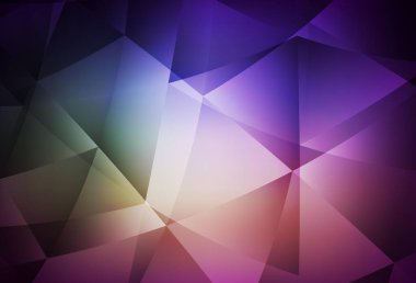 Koyu pembe, yeşil vektör düşük polimer arkaplan. Çokgen şekilli bir örnek. Arkaplanlarınız için desenli desen.