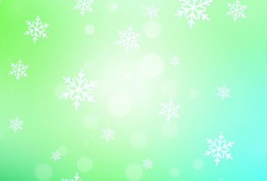 Açık yeşil vektör arkaplanı Xmas tarzında. Noel özellikleriyle basit bir gradyan çizimi. Okul ve dil bilgisi siteleri için desen.