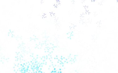 Açık Pembe, yapay zeka ağlı Mavi vektör deseni. Parlak renkli bir illüstrasyon ve yapay zekanın gerçek yapısı. Zeka ve yenilik reklamları için şablon.