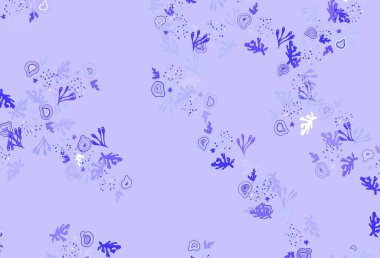 Soyut formlarla açık mor vektör dokusu. Soyut tarzda rengarenk gradyan şekilleri olan bir resim. Duvar kağıtları için zarif tasarım.