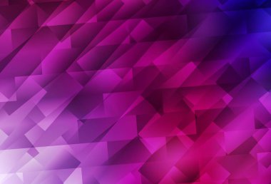 Dark Purple, Pink vector texture in rectangular style. Rectangles on abstract background with colorful gradient. The template can be used as a background.