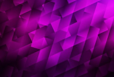 Eşkenar dörtgenli koyu pembe vektör arkaplan. Renkli dikdörtgenlerle modern soyut çizimler. Reklamınız, posteriniz, afişiniz için en iyi tasarım.