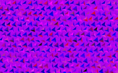 Dark Purple, Pink vector layout with lines, triangles. Glitter abstract illustration with triangular shapes. Background for a cell phone.