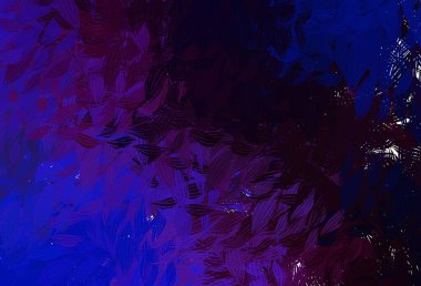 Koyu pembe, kaotik şekilli mavi vektör şablonu. Soyut gradyan şekilli basit renkli çizimler. Kartvizitiniz için modern tasarım.