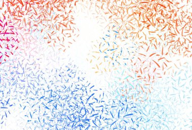 Açık mavi, parlak çizgili sarı vektör arkaplan. Renkli çubuklarla, soyut çizimler. Meşgul web siteleriniz için şablon.