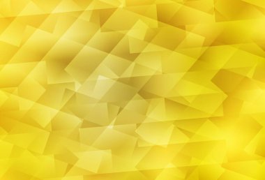 Light Yellow vector background in polygonal style. Abstract gradient illustration with rectangles. The template can be used as a background.