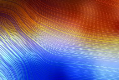 Açık mavi, kırmızı vektör bulanık arkaplan. Soyut ve gradyan renkte renkli çizimler. İş tasarımınız için yeni biçim.