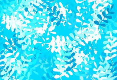 Light Yellow vector natural pattern with leaves. An elegant bright illustration with leaves in Natural style. Doodle design for your web site.