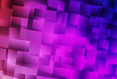 Açık Mor, eşkenar dörtgenli pembe vektör şablonu. Soyut arkaplanda dikdörtgenler ve renkli gradyanlar. İniş sayfası için modern şablon.