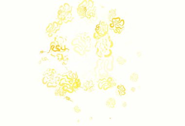 Rastgele şekilli hafif turuncu vektör deseni. Renkli rastgele şekillerle modern soyut illüstrasyon. İşiniz için en iyi akıllı tasarım.