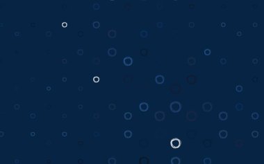 Disklerle hafif BLUE vektör dokusu. Doğa tarzında bulanık halkaları olan güzel renkli çizimler. İş ilanınız için tasarım.