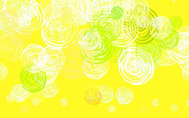 Açık mavi, sarı vektör soyut arkaplan ve güller. Parlak renkli resimli çiçekler. Cep telefonlarının geçmişleri için şablon.