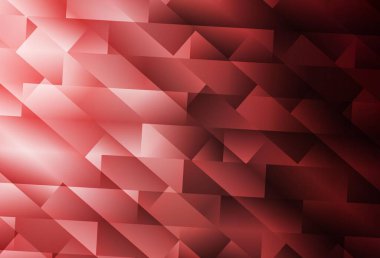 Açık pembe, dikdörtgenli kırmızı vektör arkaplan. Dikdörtgenli soyut gradyan çizimi. İniş sayfası için modern şablon.