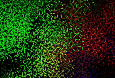 Koyu yeşil, renkli çizgileri olan kırmızı vektör dokusu. Bulanık dekoratif tasarım basit bir şekilde çizgilerle. İş ilanınız için akıllı tasarım.