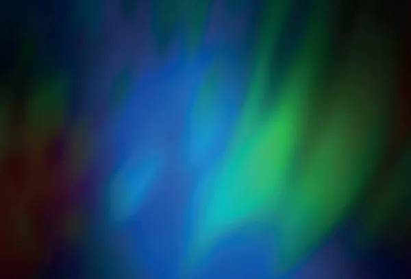 Bleu Foncé Vert Vecteur Brillant Fond Abstrait Illustration Colorée Abstraite — Image vectorielle