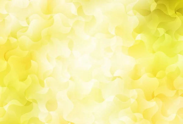 Ανοιχτό Κίτρινο Διανυσματικό Μοτίβο Καμπύλες Γραμμές Μια Κομψή Φωτεινή Απεικόνιση — Διανυσματικό Αρχείο