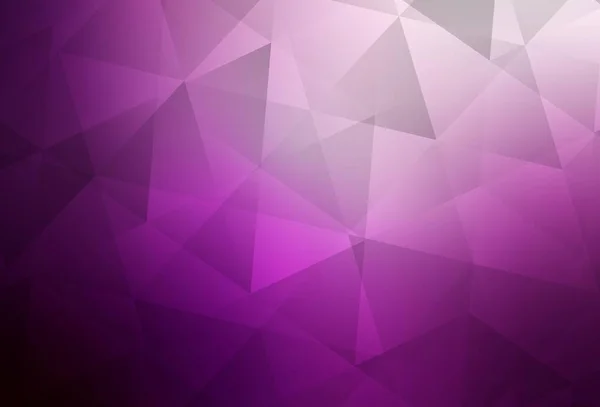 Light Pink Vector Abstract Polygonal Background Glitter Abstract Illustration Elegant — Stock Vector
