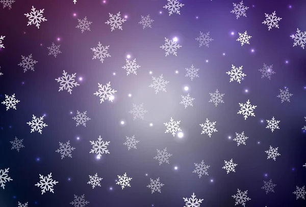 Dark Purple Vector Background Xmas Style Colorful Design Christmas Style — Wektor stockowy