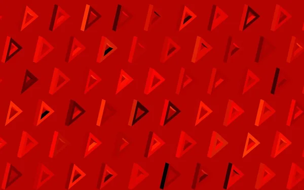 Texture Vectorielle Rouge Foncé Avec Style Triangulaire Illustration Abstraite Gradient — Image vectorielle