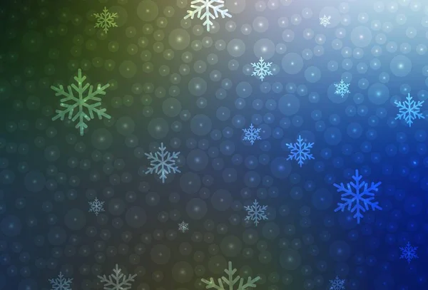 Σκούρο Μπλε Πράσινο Διάνυσμα Πρότυπο Στυλ Καρναβαλιού Εικονογράφηση Κλίσεις Χριστουγεννιάτικες — Διανυσματικό Αρχείο
