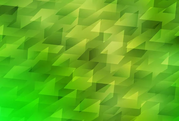 Ljus Grön Gul Vektorbakgrund Med Rektanglar Vacker Illustration Med Rektanglar — Stock vektor