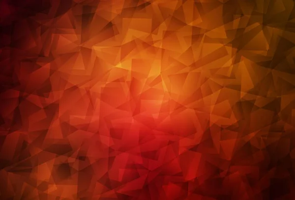 Mörkröd Vektor Polygon Abstrakt Bakgrund Färgglad Abstrakt Illustration Med Trianglar — Stock vektor